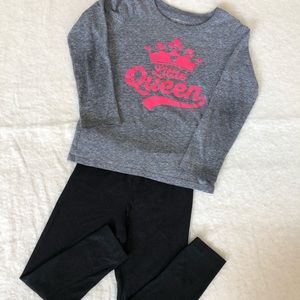365 and Children’s place shirt with leggings